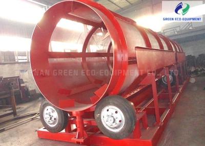 China OEM Design Shaftless Waste Trommel , Compost / Mining Trommel Machine for sale