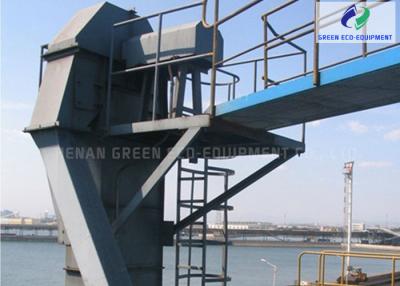 China High Lift Height Belt Bucket Elevator Adopts Heavy Hammer Tensioning Device for sale