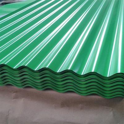 中国 SGCCの緑の屋根ふきシートは前に3-8トン波形のGIシートを塗った 販売のため