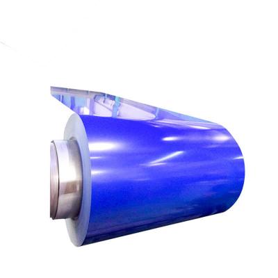 China HRB85 Prepainted Galvanized Steel Roll 8-35 Micron Blue Steel Coil for sale