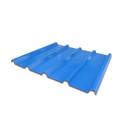 China ISO 18001 Zinc Coated Roofing Sheet AZ160 Blue Colour Roof Plate for sale