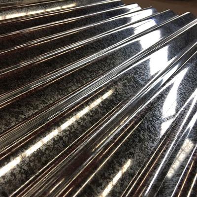 China 610mm Galvanized Roofing Sheet BA Corrugated Galvanized Sheet Metal for sale