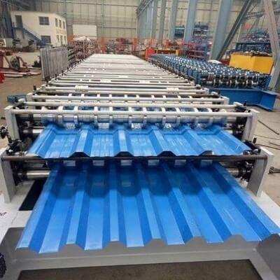 China La hoja de metal azul de SGHC PPGI acanaló la teja de techumbre del metal en venta