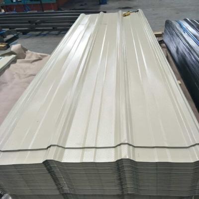China 30-275g/M2 Color Coated Roofing Sheet 600-1100mm White Corrugated Metal Roof for sale
