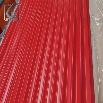 China 60-275g/M2 Zinc Coating PPGI Roofing Sheet With 1000mm-6000mm Length for sale