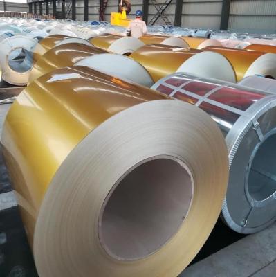China SGCC dourado Prepainted a cor de aço da bobina revestiu a bobina de aço lisa de Ppgl à venda