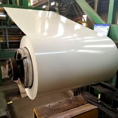 China La capa PPGI primero PPGL el Brasil Ral9003 de la fábrica Dx51d PE de ASTM A792 prepintó la bobina de acero del Galvalume con la película en venta