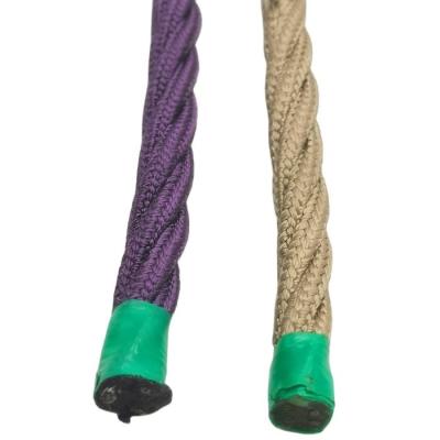 中国 PPの屋外の運動場ロープの反紫外線4つの繊維の組合せロープ 販売のため