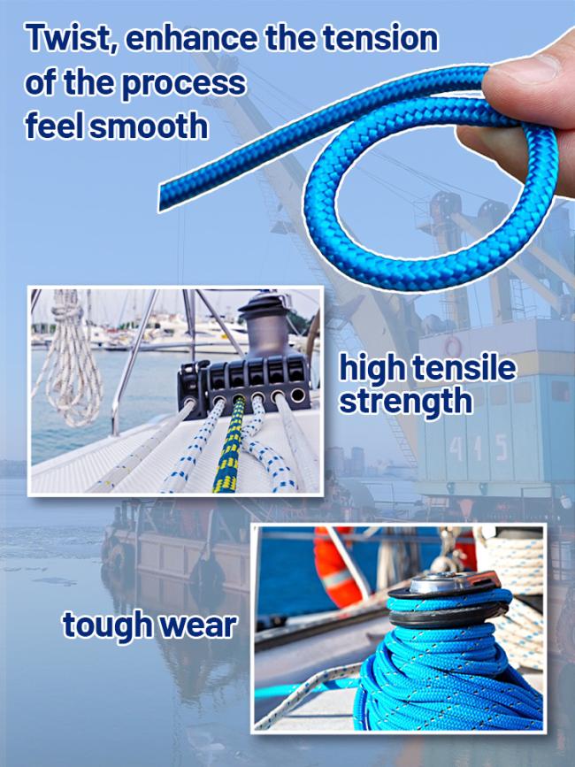 UHMWPE rope specifications diagram