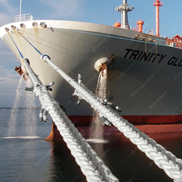 8-Strand Polypropylene Polyester Mixed Mooring Rope