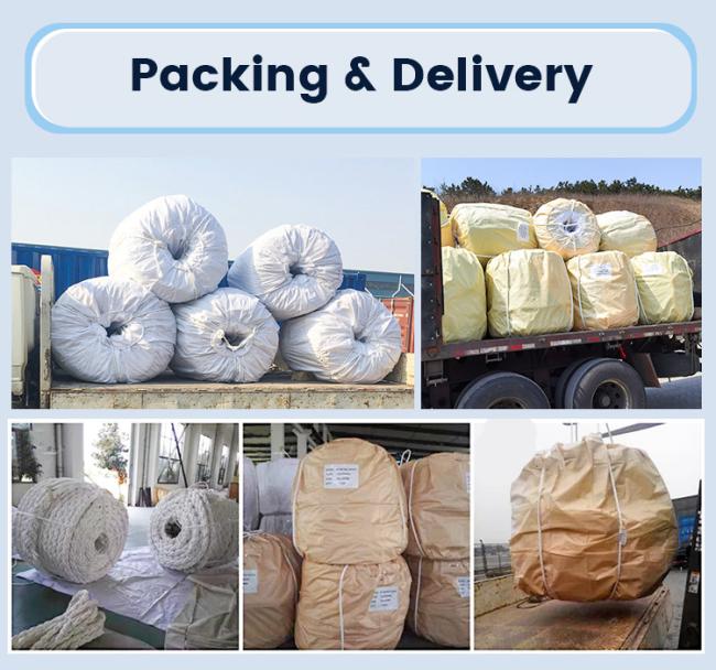 Mooring rope in marine environment