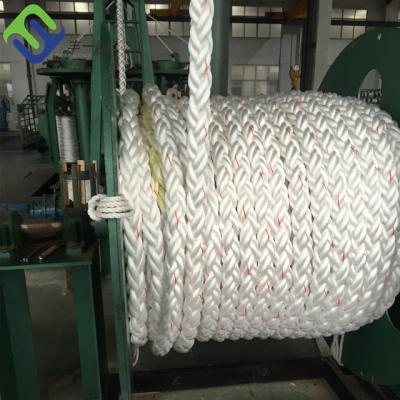 China 8 Strand Nylon Rope For Ship Mooring 60mm Mooring Tail Rope 220m for sale