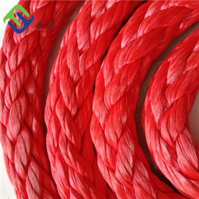 China 20mm Synthetic Braided 12 Strand Uhmwpe Boat Yacht Sailing Rope for sale