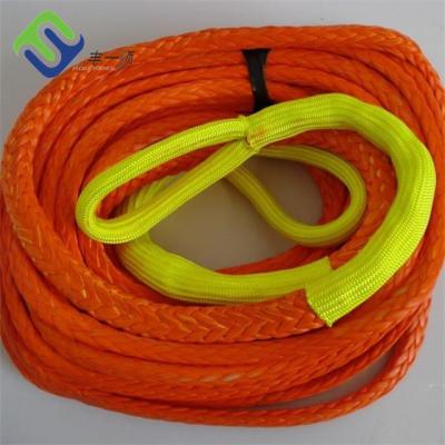 China Seilhersteller Spectra Synthetisches Seil 12 Strang UHMWPE Seil 30MM zu verkaufen