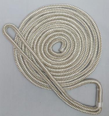 Cina 9mmx15ft doppia corda di nylon Dock Line con gli occhi spliced in vendita
