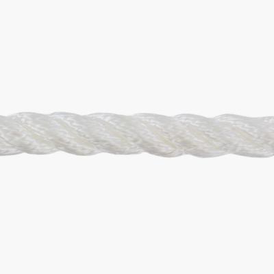 China Vente en gros de câbles en polyamide de nylon à 3 brins à usage maritime 18 mm 16 mm for sale