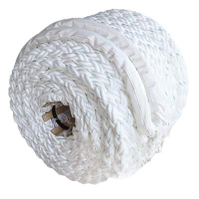 China White 48mm 80mm Polypropylene PP Mooring Boat Towing Marine Rope for Ship 200m for sale