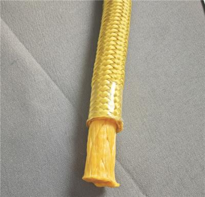 China Low Stretch UHMWPE Braided Rope UHMWPE Core Polyester Cover Marine Rope for sale