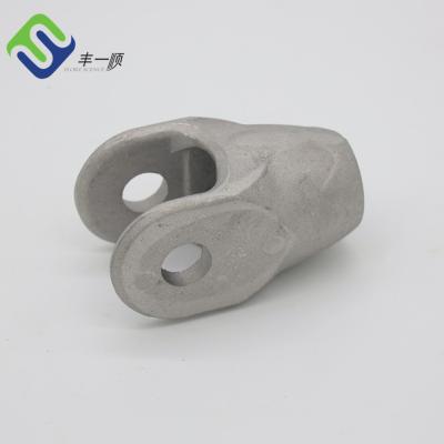 China Tipo conectores netos de aluminio de U del extremo de la cuerda del conector de la cuerda del patio que suben en venta