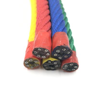 Chine câble métallique de combinaison de fil de la corde 6 de combinaison de polyester de 12mm - de 22mm à vendre