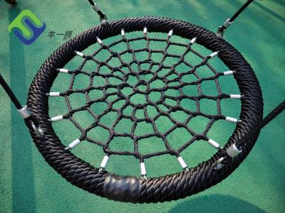 Chine La corde de toile d'araignée de nid balancent le terrain de jeu extérieur commercial de 100cm à vendre