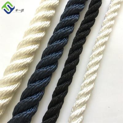 China 4mm - 60mm Nylon Polyamide 3 Strand Mooring Rope Twisted For Marine for sale