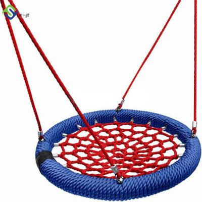 China Outdoor 4 Strand Polyester Bird'S Nest Swing Seat With 500kg Breaking Load for sale