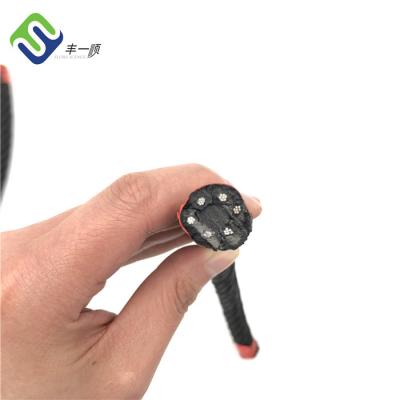 Китай 6 веревочка провода спортивной площадки комбинации полиэстера ядра стренги 16mm стальная продается