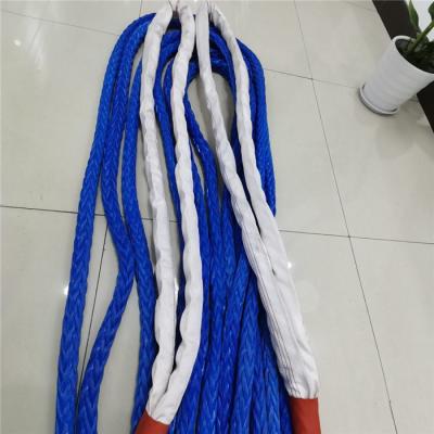 China Synthetic Fiber Mooring 12 Strand Uhmwpe Rope Braided For Marine for sale