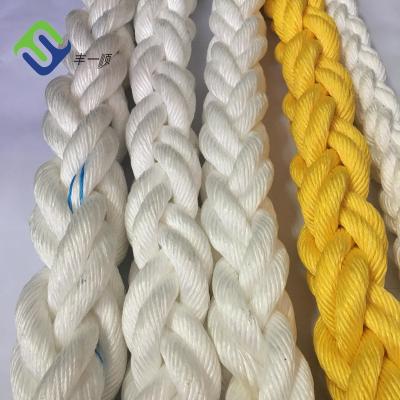 China Cuerda de alta resistencia 48m m Marine Polypropylene Mooring Rope de 8 PP del filamento en venta