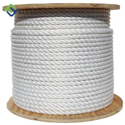 China La poliamida de nylon marina de la cuerda del ancla de 3 filamentos torció el cordón torcido de nylon en venta