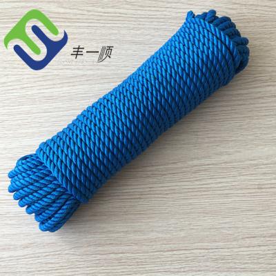 China White Twisted 3 Strand Nylon Rope UV Resistance High Strength for sale