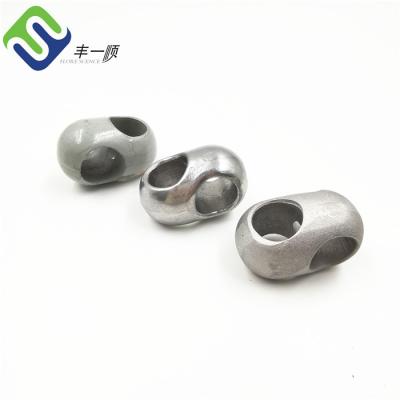China Outdoor Aluminium Cross Rope Connector Rope Fastener For Playground Climbing Net for sale