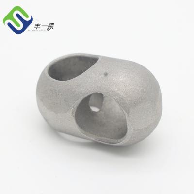 China Alumínio transversal 16mm 34g do conector da corda do campo de jogos da corda de prata à venda