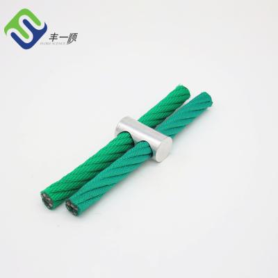China Crossed Wire Playground Rope Connector Parallel 16mm Aluminium for sale