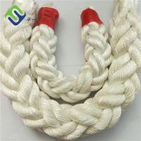 China Diâmetro 56mm×220m corda de amarração de nylon trançada de 8 costas com certificado do ABS à venda