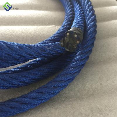 China SGS Approved 16mm Playground Wire Rope 6 Strand Combination Wire Core Rope for sale