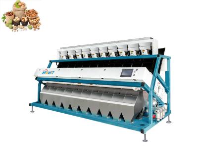 China 512 Channels Nuts Color Sorter With Unique Feeding System for sale