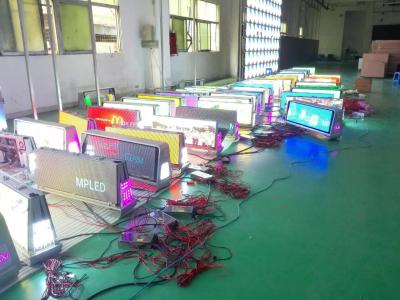 China High brightness P4 Taxi LED Display advertising , taxi sign for car for sale