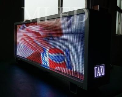 China Customized Double Side Full Color P5 Taxi Top LED Display for Outdoor à venda