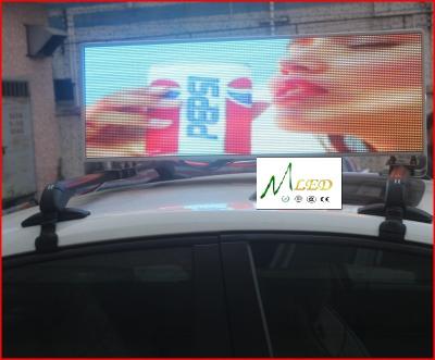China Cor completa 3G GPS de exposição de diodo emissor de luz do táxi do veículo de P 5 Digital no mundo inteiro à venda