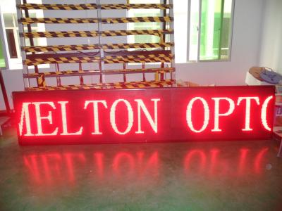 China Sports Commercial P10 Scrolling LED Sign High Brightness 100 Meters for sale