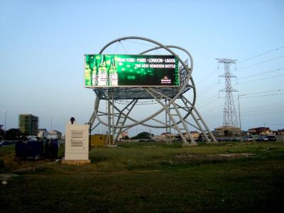 China Full Color Video Led Outdoor Display Board With 1R1G1B / VGA , DVI Input Signal for sale