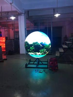 China Bola conduzida curvada exposição conduzida do painel da cor completa de SMD P4 esfera interna dada forma à venda