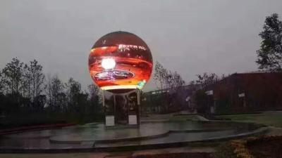 China Diámetro modificado para requisitos particulares llevado globo de la bola curvada de la exhibición del anuncio P5 P6 Smd en venta