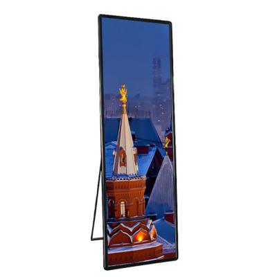 China Indoor HD Mirror Custom Led Display Poster Video Advertising Display Screen P2 P2.5 P3 P6 for sale