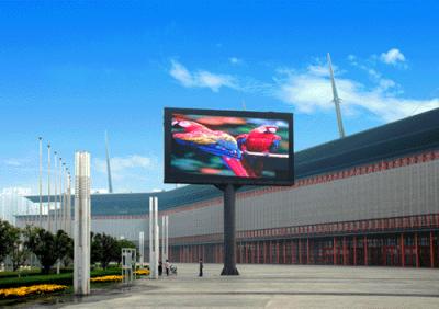 Chine Repassez l'écran de visualisation mené incurvé par vidéo polychrome 5000K P20 2R1G1B IP65 220V/50Hz à vendre