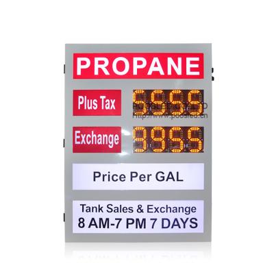 China Colorful Gas Sign Full Color Outdoor Advertising Led Display 2 Years Warranty for sale