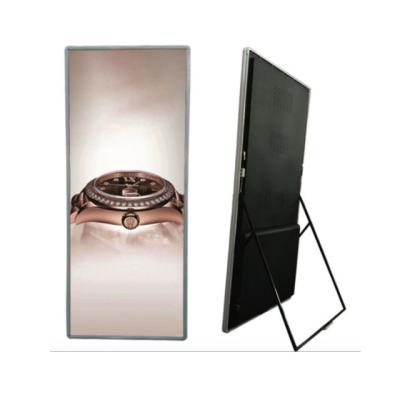 China Indoor portable Advertising P2.5 P3 Media Poster LED Display Billboard for sale