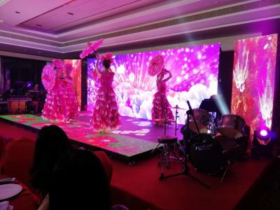 China Portable 2000cd P3.91 P4.81 90W Dance Floor LED Screen for sale
